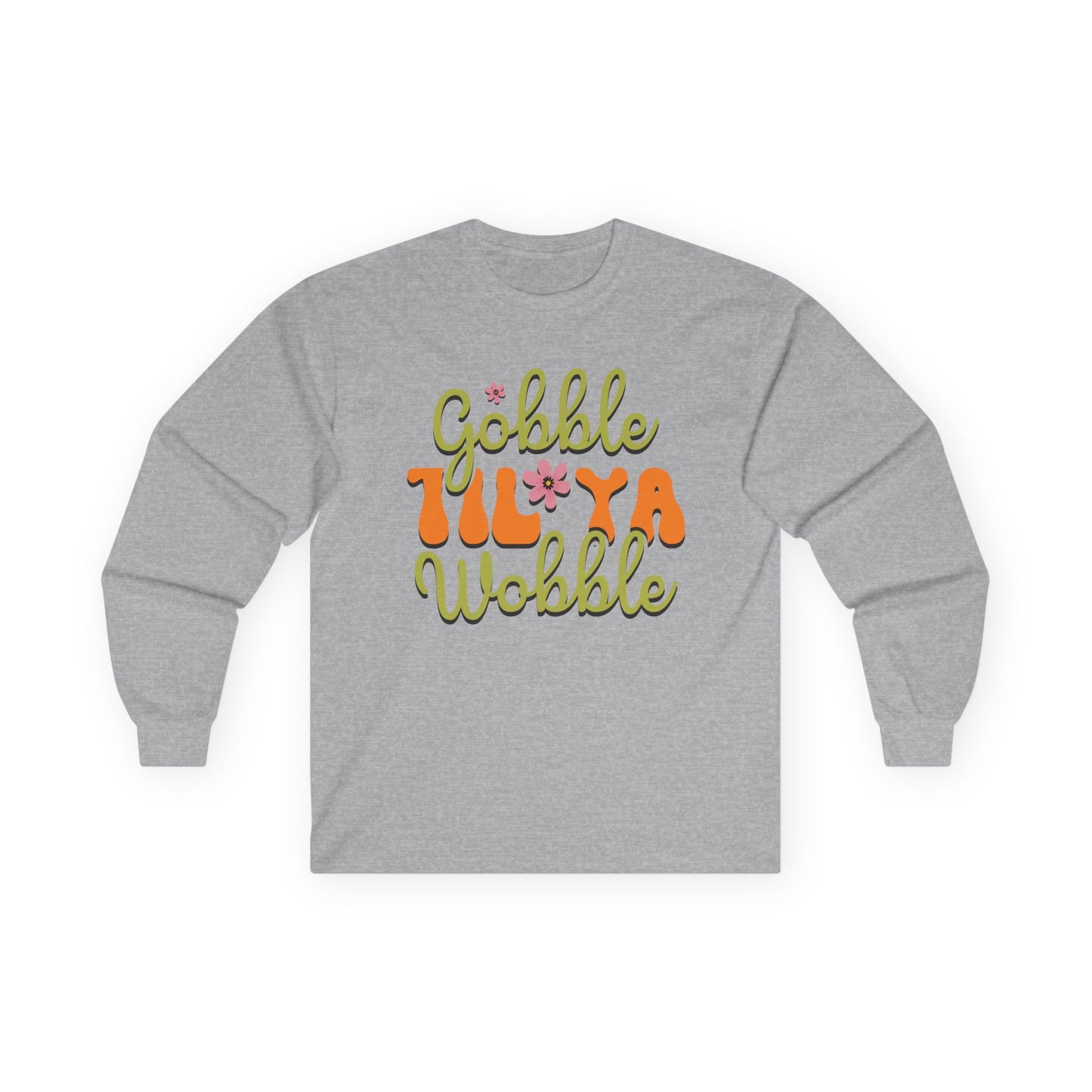 Thanksgiving Long Sleeve Tee - "Gobble 'Til Ya Wobble" - Holiday Apparel, Casual Wear, Gift for Thanksgiving, Family Celebration, Fall [...]