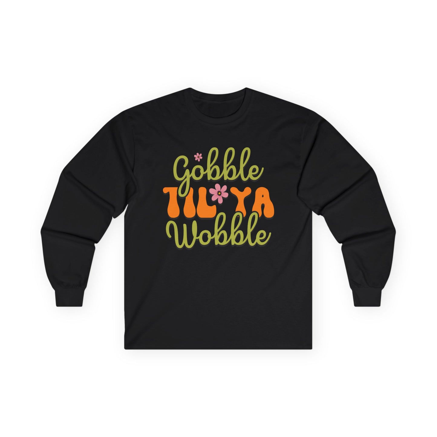 Thanksgiving Long Sleeve Tee - "Gobble 'Til Ya Wobble" - Holiday Apparel, Casual Wear, Gift for Thanksgiving, Family Celebration, Fall [...]