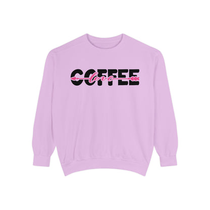 Coffee Lover Unisex Sweatshirt, Cozy Lounge Wear, Perfect Gift for Coffee Enthusiasts, Casual Trendy Apparel, Great for Birthdays, Holidays