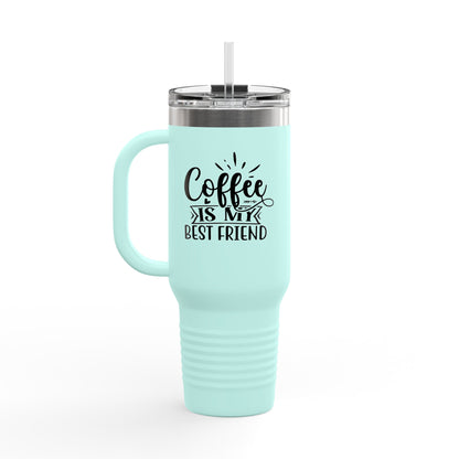 Coffee is My Best Friend Insulated Travel Mug, 40oz, Insulated Coffee Tumbler, Best Friend Gift, Coffee Lover Travel Mug, Summer [...]
