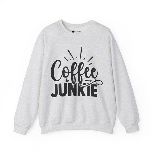 Caffeine Junkie Sweatshirt, Cozy Coffee Lover Crewneck, Gift for Baristas, Funny Coffee Sweatshirt, Perfect for Coffee Lovers