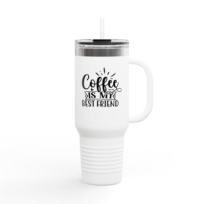 Coffee is My Best Friend Insulated Travel Mug, 40oz, Insulated Coffee Tumbler, Best Friend Gift, Coffee Lover Travel Mug, Summer [...]