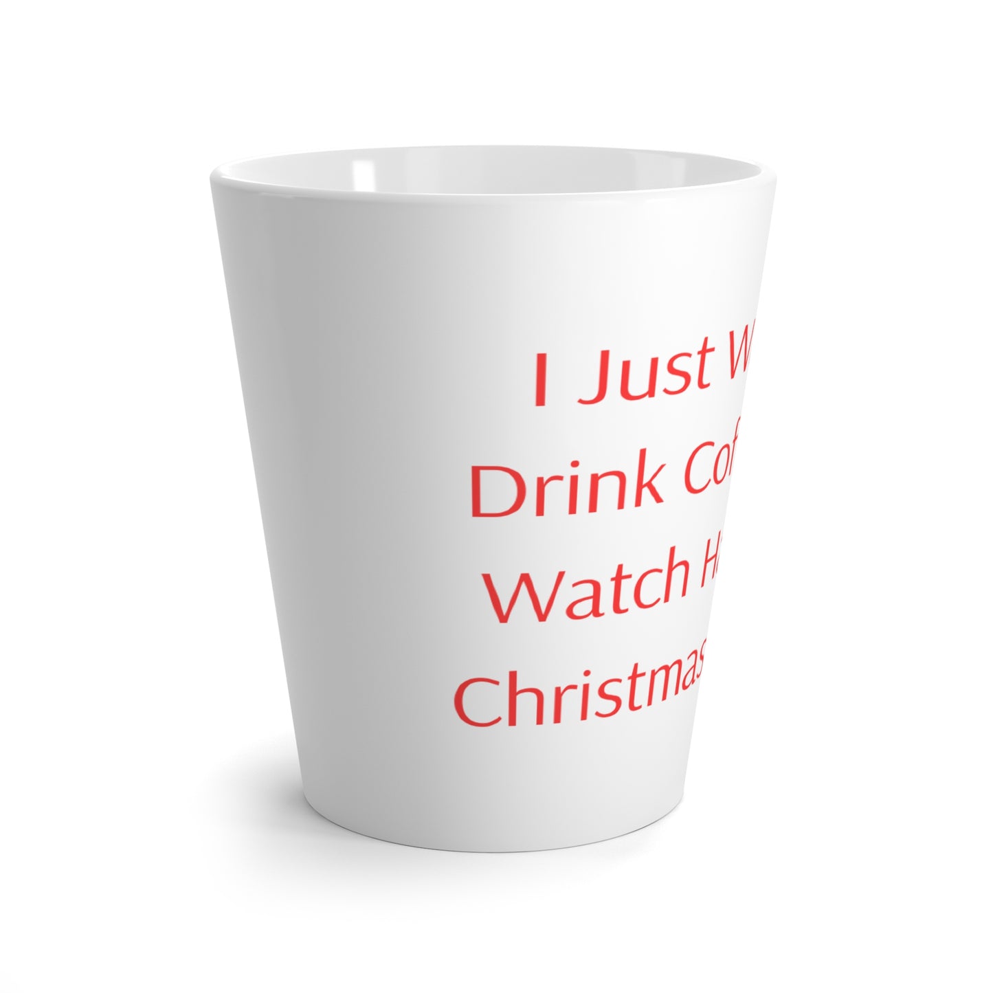 Cozy Holiday Latte Mug - Celebrate Christmas with Humor, Gift for Coffee Lovers, Festive Drinkware, Cute Holiday Decor