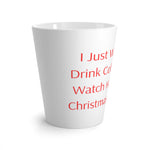 Cozy Holiday Latte Mug - Celebrate Christmas with Humor, Gift for Coffee Lovers, Festive Drinkware, Cute Holiday Decor