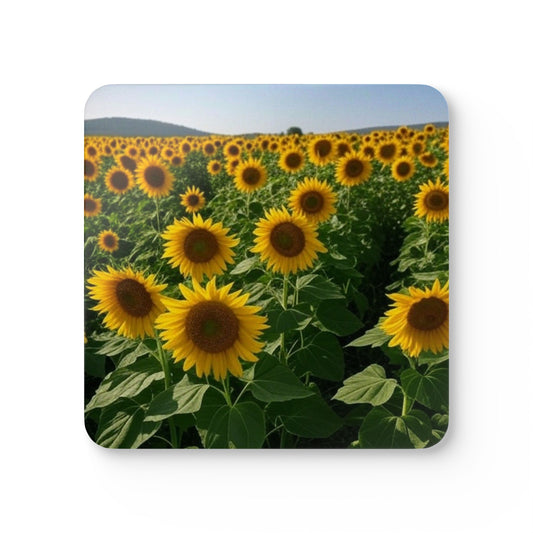 Sunflower Corkwood Coaster Set | Eco-Friendly Drink Coasters, Rustic Home Decor, Gift for Nature Lovers, Table Coasters, Summer [...]
