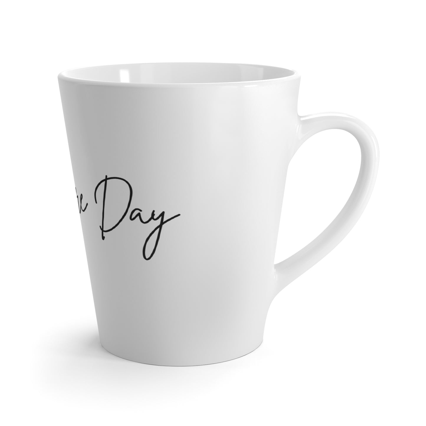 Chic Latte Mug with Quote - Coffee Lover Gift, Inspirational Drinkware, Cute Kitchen Accessory, Daily Motivation, Perfect for Office [...]